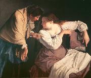 Orazio Gentileschi Martha tadelt ihre Schwester Maria France oil painting artist